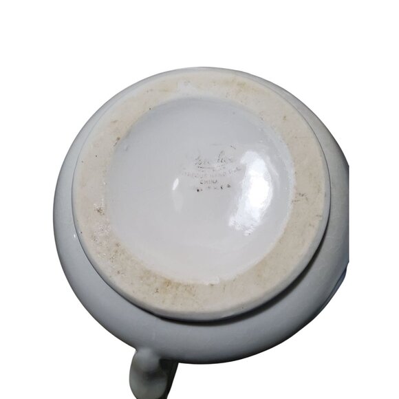 Vintage Porcelier Ironstone Teapot With Sailboat Design - Picture 10 of 10